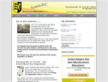 Tablet Screenshot of mv-blaustein.de